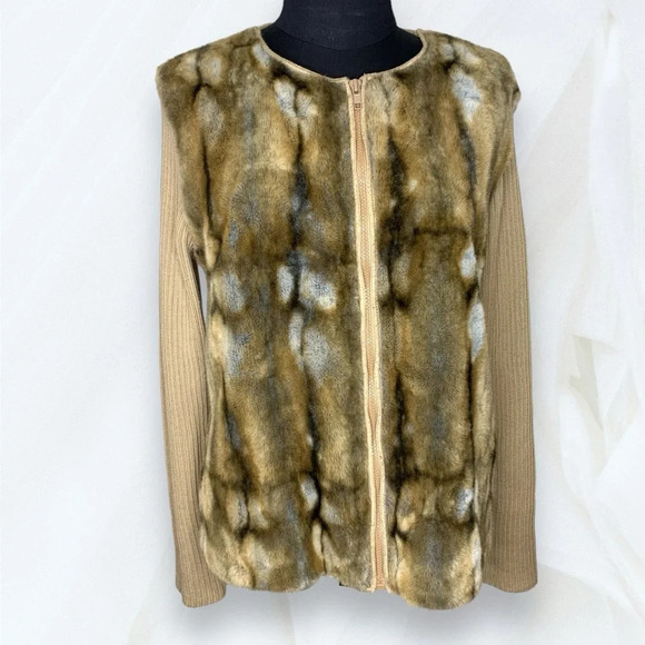 alberto cacciari Jackets & Blazers - 90s Vintage Alberto Cacciari Merino Wool Blend Front Zip Up Jacket No Size